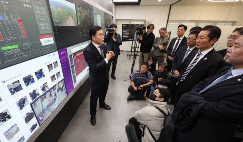 수성알파시티 찾은 정청래 대표 