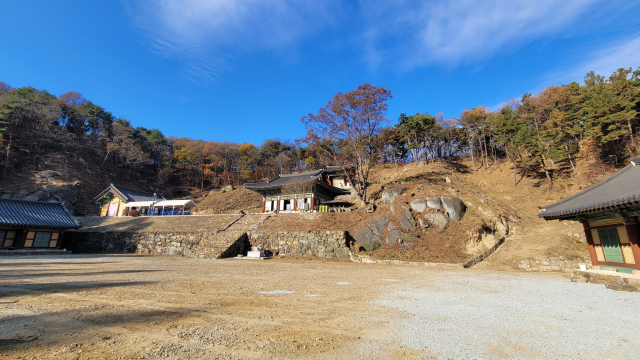 영주국유림관리소, 흑석사 사찰 내 산불 방지 위해 임목 제거 작업 완료