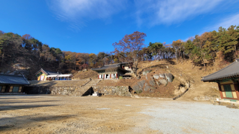 영주국유림관리소, 흑석사 사찰 내 산불 방지 위해 임목 제거 작업 완료