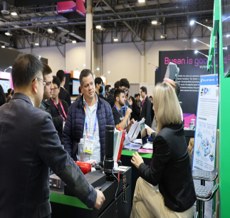 CES 2025 통합부산관 운영 모습. [사진=부산시]