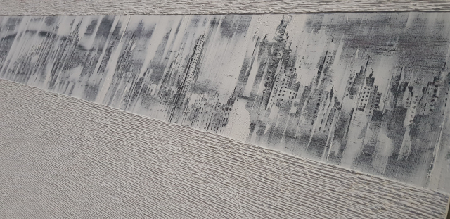 이태윤, Dream of calmness, Mixied media on panel, 179x94.5cm, 2025