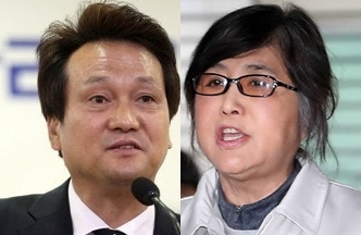 안민석, 최서원(개명 전 이름 최순실). 연합뉴스