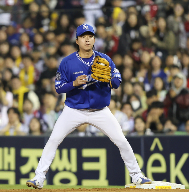 삼성 라이온즈에서 뛰던 안주형. 삼성 제공