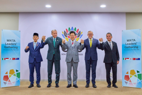 이재명 대통령 중견국 모임 믹타에서 '다자주의 회복' 공감대 이끌어내