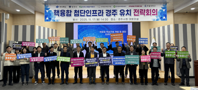 경북도-경주시, 핵융합 연구시설 경주 유치 전략회의. 경북도 제공.