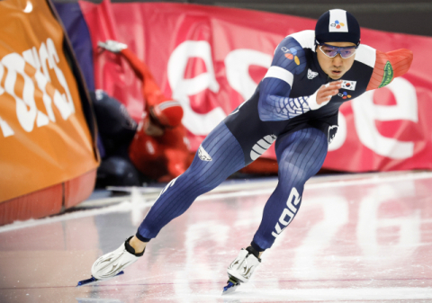 스피드스케이팅 단거리 강자 김준호, 월드컵 2차 남자 500m 우승…시즌 첫 금메달