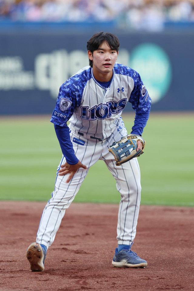 삼성 라이온즈의 심재훈. 삼성 제공