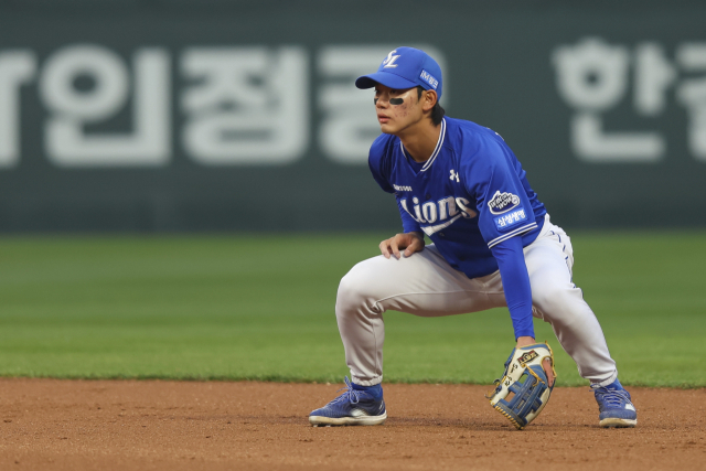 삼성 라이온즈의 심재훈. 삼성 제공
