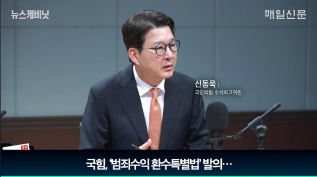 신동욱 국민의힘 의원(수석최고위원). 매일신문 유튜브 