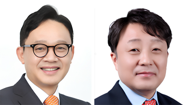 강정훈 경영기획그룹 부행장(좌), 김기만 수도권그룹 부행장