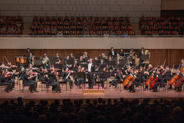 대구시향 제520회 정기연주회 공연모습. 대구시립교향악단