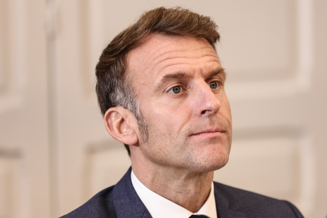 25일(현지시간) 에마뉘엘 프랑스 대통령 마크롱이 