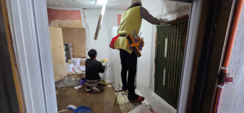 영주중앙로타리클럽 소외계층에 사랑의 집수리 펼쳐