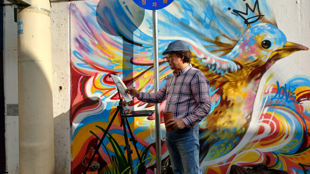 강석원 작가. 대백프라자갤러리 제공