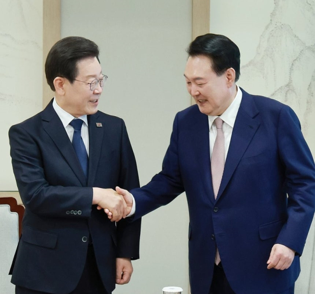 이재명, 윤석열. 연합뉴스