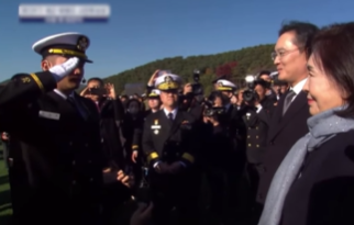 이재용 장남, 父앞에서 