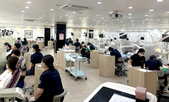 포항대 치위생과 재학생들이 수업에 집중하고 있다. 포항대 제공.