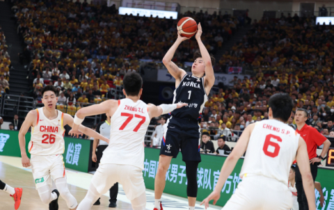 한국 농구대표팀, 만리장성 두 번 연속 넘나