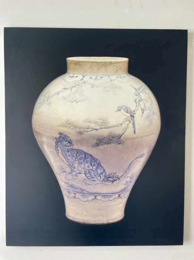 갤러리동원 앞산에서 열리고 있는 김상우 개인전 전경, 이연정 기자