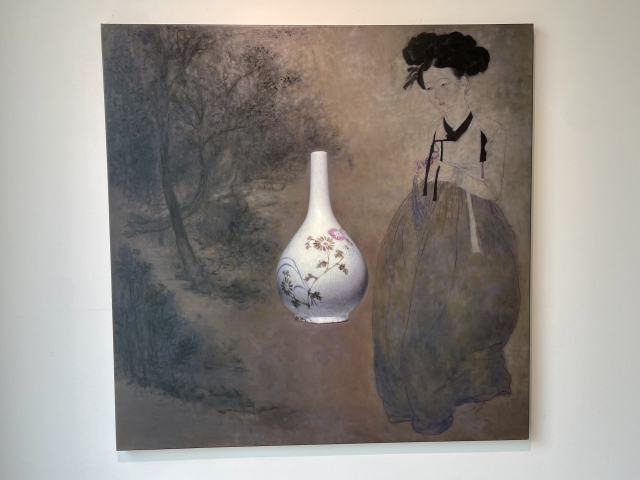 갤러리동원 앞산에서 열리고 있는 김상우 개인전 전경, 이연정 기자