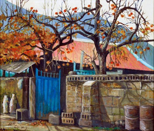 시골집, Oil on Canvas, 44×51cm