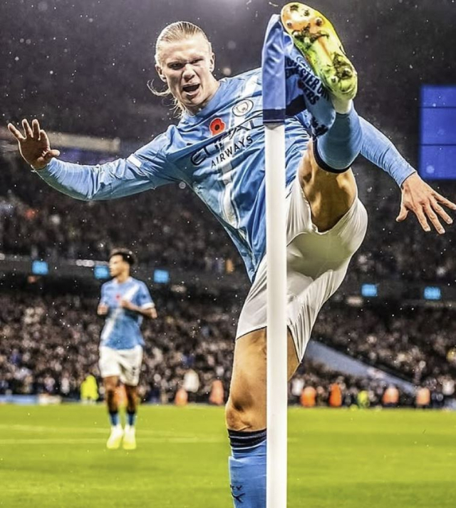 맨체스터 시티의 엘링 홀란. 맨시티 SNS 제공