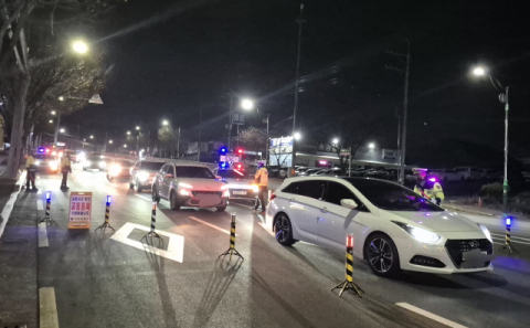 구미경찰서, 연말 대비 음주운전단속 실시