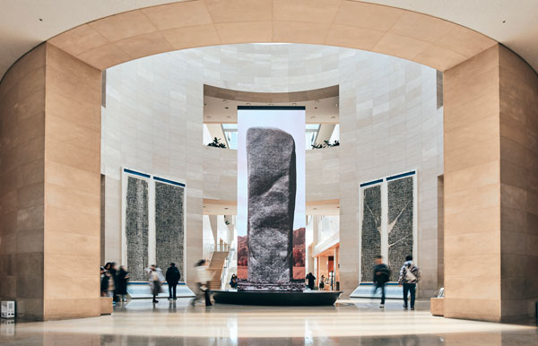 국립중앙박물관 디지털광개토대왕릉비. 국립중앙박물관 제공