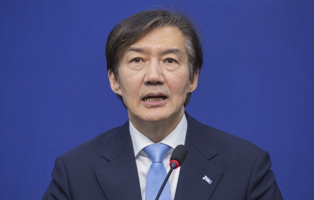 조국혁신당 조국 대표가 26일 국회에서 열린 