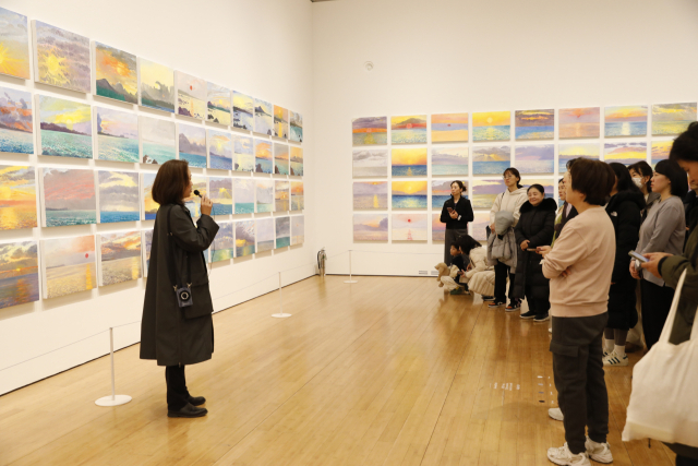 지난 3일 오전 8시부터 10시까지 대구미술관에 전시연계 프로그램 