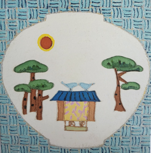 이슬, Memory, 45,5x53cm, Acrylic on canvas, 2024