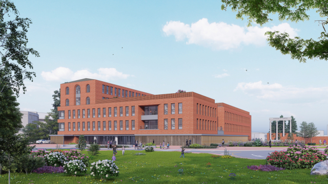 신청사 조감도. 천구교 대구대교구