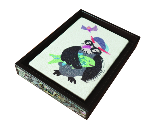 임경호, 오래된 서랍, 극세사+Digital Graphic, 200x280mm, 2025