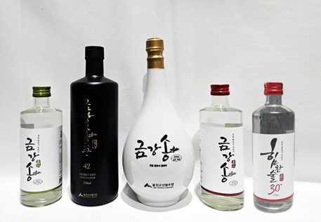 울진금강송주 한·러 수교 만찬에 올라