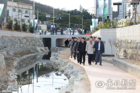 다시 물길 열린 포항 학산천