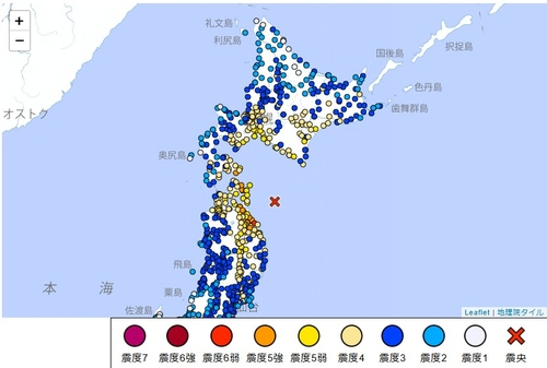 日아오모리현 앞바다서 규모 6.4 지진…