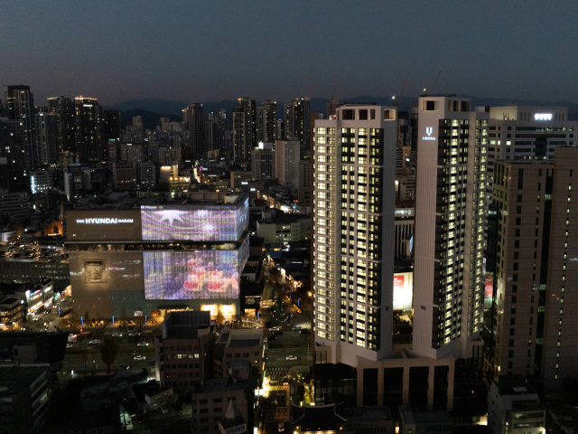 반월당역 반도유보라'의 준공기념 점등식 행사