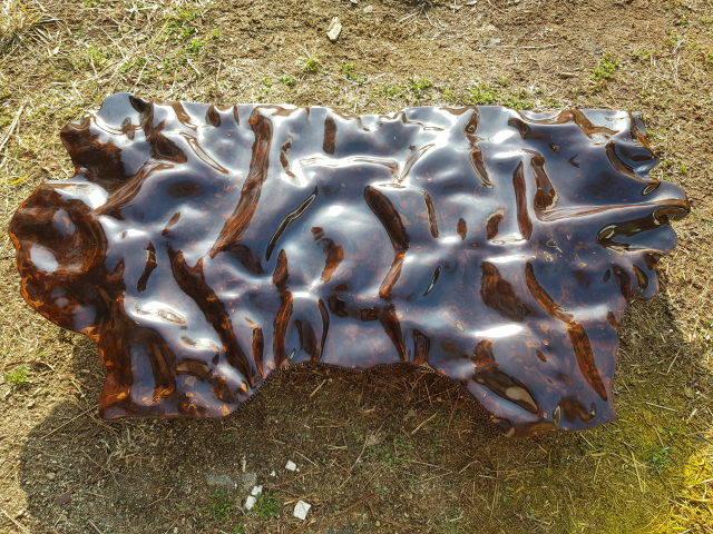 구채옻칠협회 회원전 출품작. 구채옻칠협회 제공