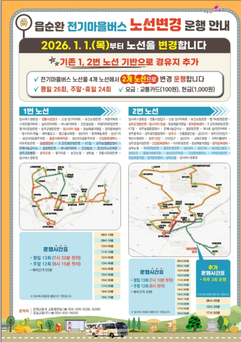 올해 성주군 대중교통 이용 9.6% 증가…요금 인하·교통복지 확대 결실