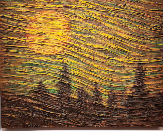 손난숙, 풍경을 담다, 혼합재료