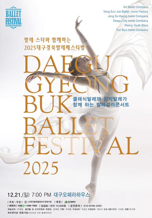 발레 무대 모습. 한국발레협회 대구경북지회