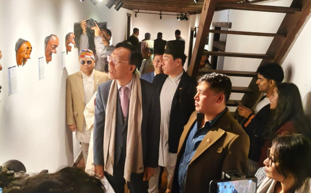 세계탈문회예술연맹이 지난 3일부터 7일까지 네팔 파탄박물관에서 한국의 탈 특별 전시를 가졌다. 이마코 제공