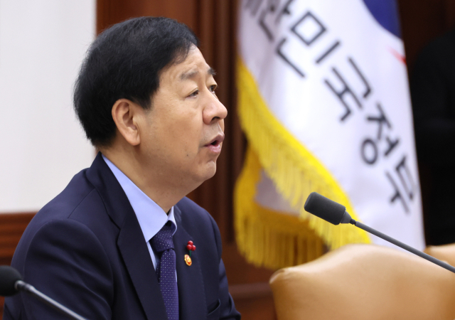 구윤철 부총리 겸 기획재정부 장관이 12일 서울 종로구 정부서울청사에서 열린 대외경제장관회의에서 발언하고 있다. 연합뉴스