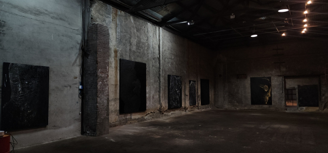 길후 개인전이 열리고 있는 부산 스페이스 원지. 작가 제공