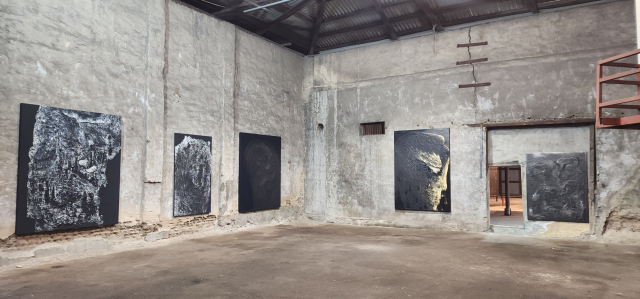 길후 개인전이 열리고 있는 부산 스페이스 원지. 작가 제공