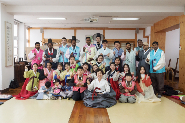 경북과학대학교 외국인 근로자 한국 전통문화 체험 행사.