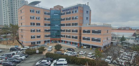 경북도립경산노인전문병원 전경.