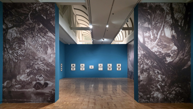 조지프 말로드 윌리엄 터너의 전시가 열리고 있는 우양미술관 2전시실 전경. 우양미술관 제공