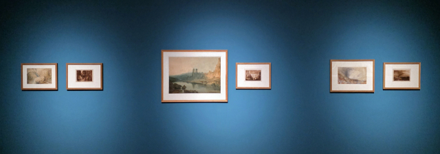 조지프 말로드 윌리엄 터너의 전시가 열리고 있는 우양미술관 2전시실 전경. 우양미술관 제공