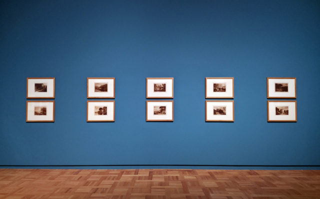 조지프 말로드 윌리엄 터너의 전시가 열리고 있는 우양미술관 2전시실 전경. 우양미술관 제공